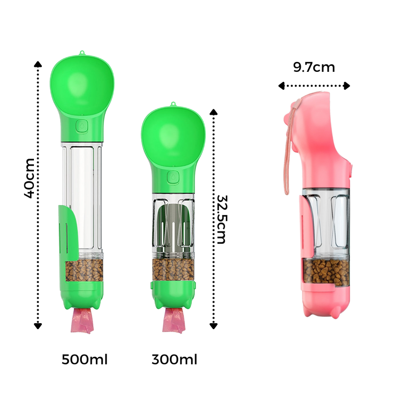 Portable Pet Feeder & Water Bottle