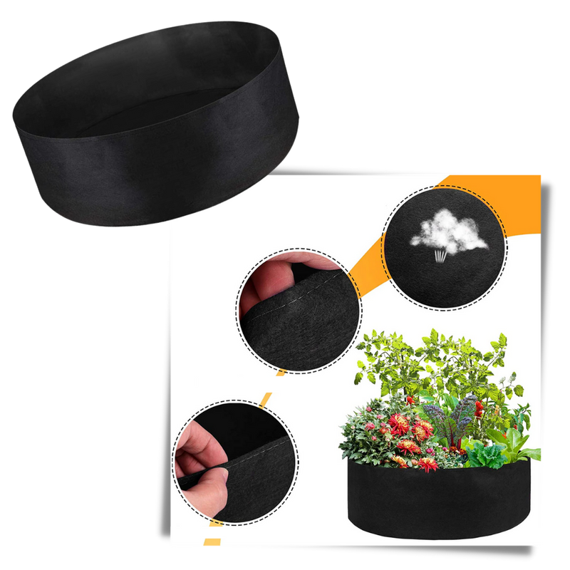 Raised Felt Nursery Pot For Plants
