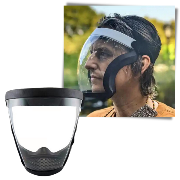 Transparent Protective Full Face Shield