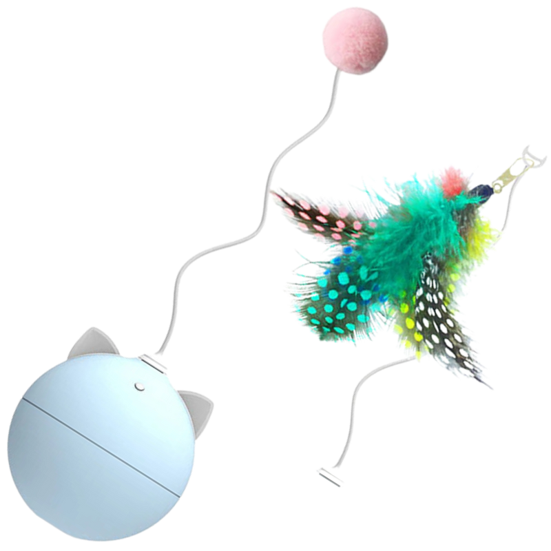 Cat Toy Ball With Auto-Roll Feature