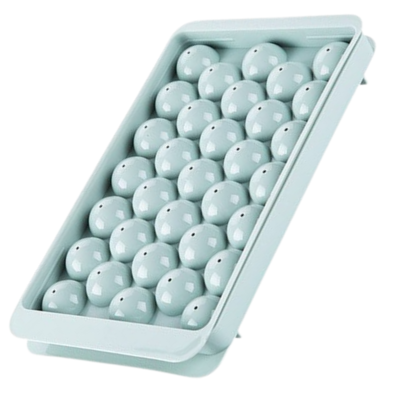 Round Ice Cube Mould Tray Set