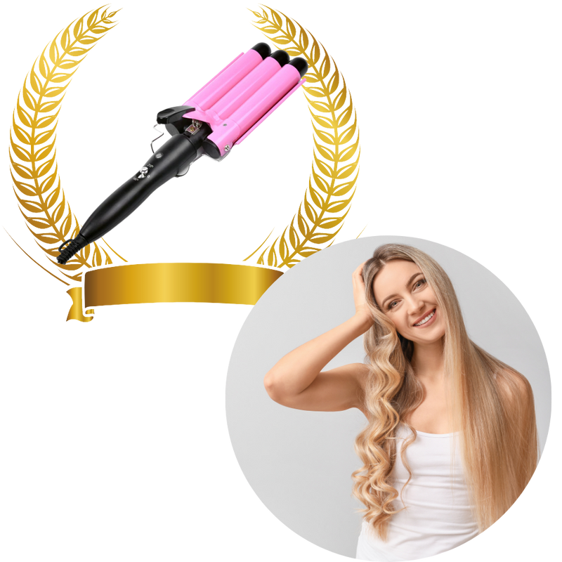 Triple Barrel Ceramic Hair Curler