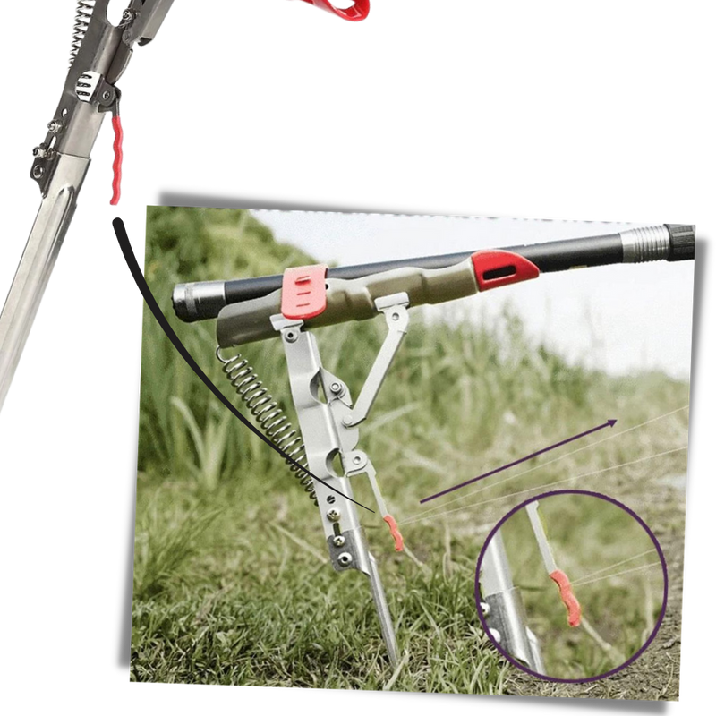 Fishing rod holder with springs