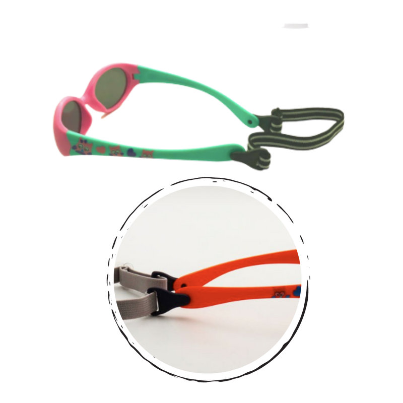 Polarized Baby Sunglasses with Strap for Ages 0 – 3