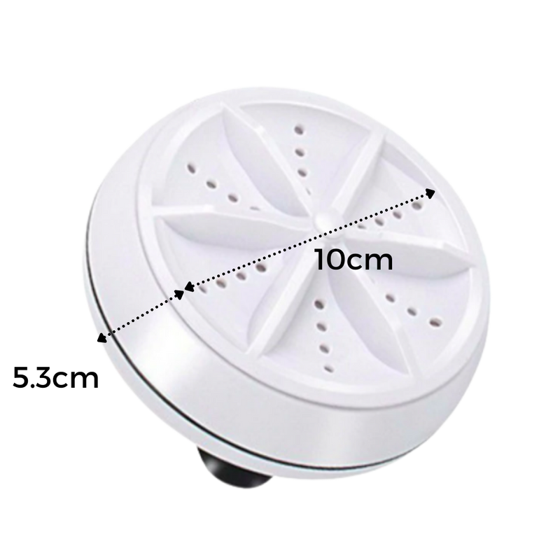 Portable ultrasonic dishwasher & laundry machine