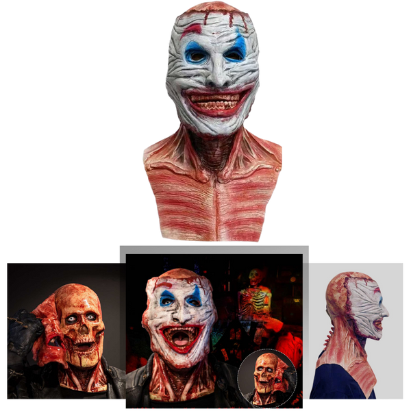 Realistic Halloween Horror Double Mask