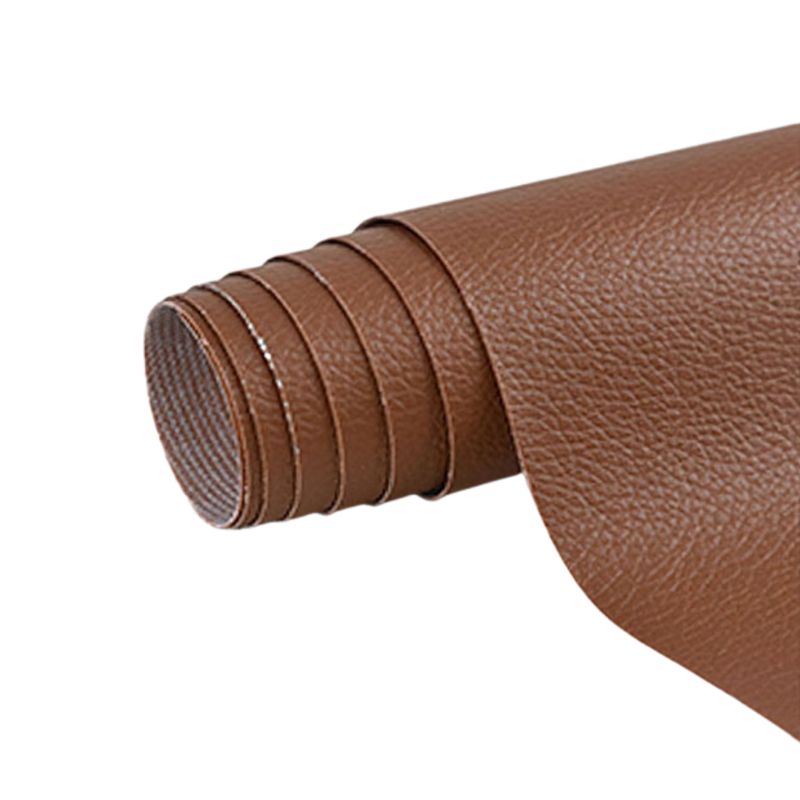 Self-adhesive leather repair patch