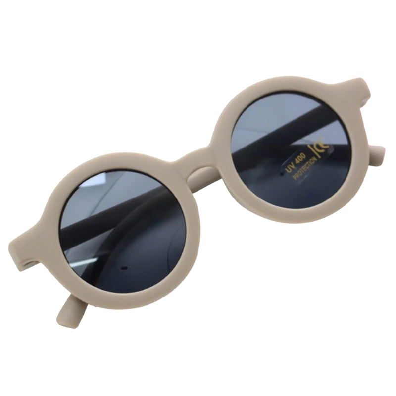 Vintage Round Kids Sunglasses for Ages 1 to 5