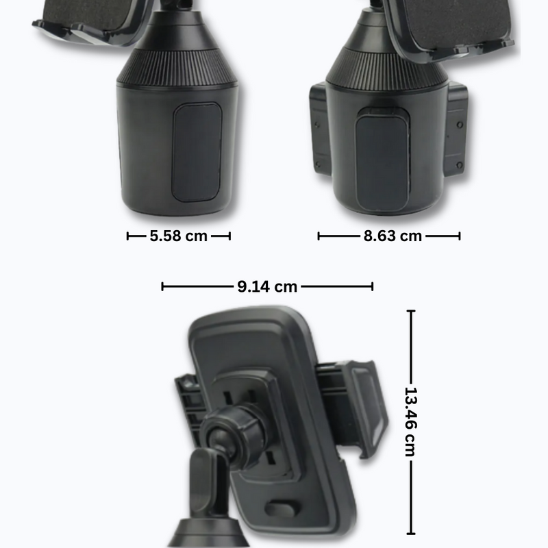 Adjustable Cell Phone Cup Holder Mount