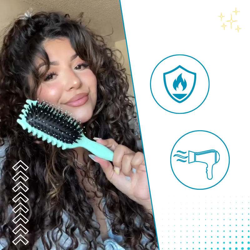 Tangle-Free Curl Defining Brush