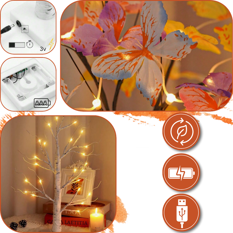 Tranquil Fairy Light Tree