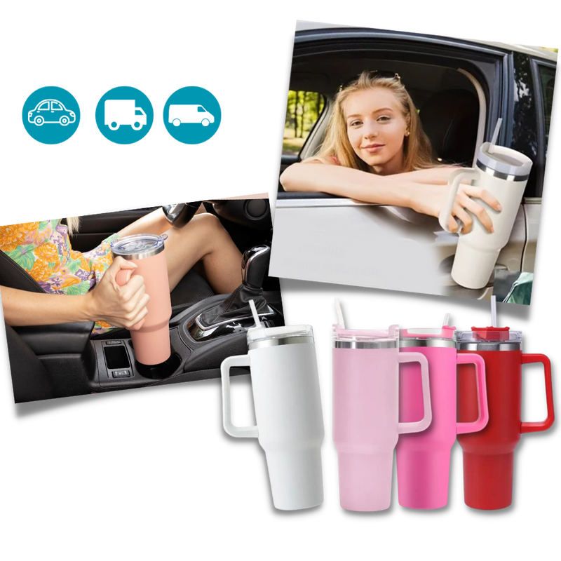Tumbler Cup Car Large Capacity With Handle