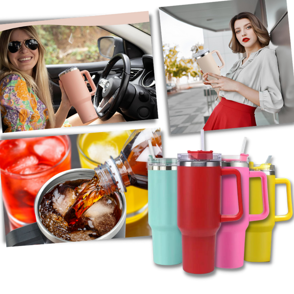 Tumbler Cup Car Large Capacity With Handle