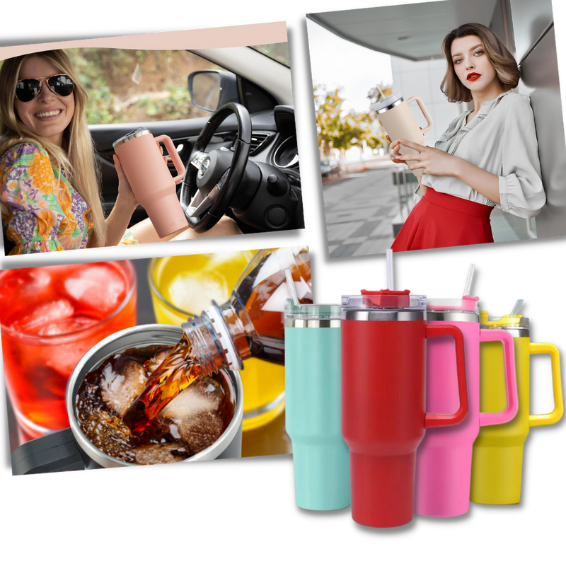 Tumbler Cup Car Large Capacity With Handle