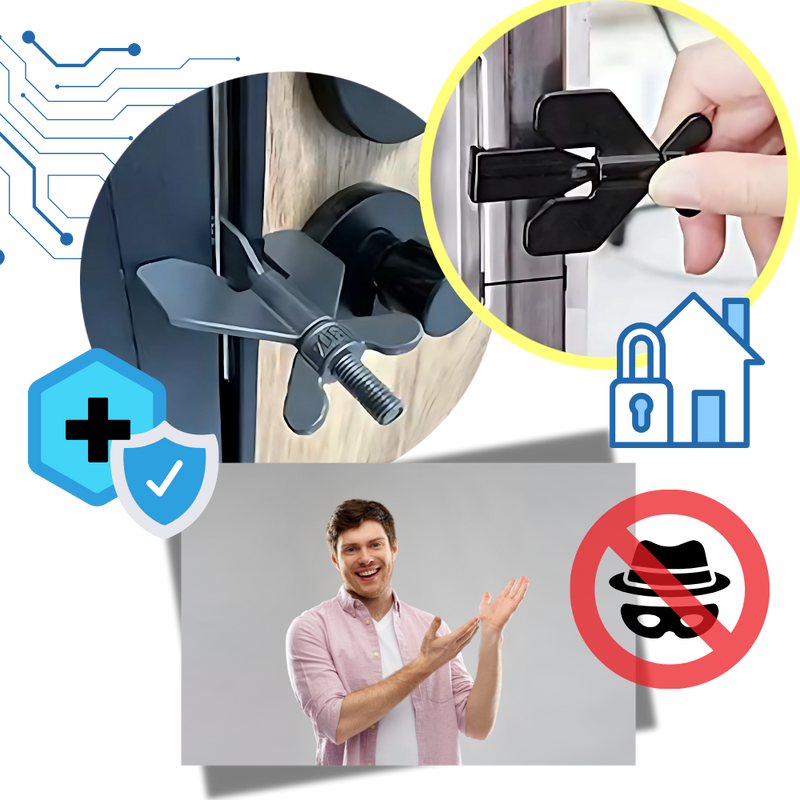 Universal No Drilling Travel Door Lock