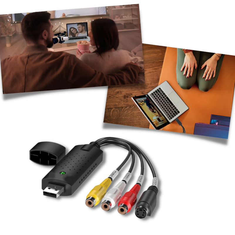 USB 2.0 Easier Cap Video TV DVD VHS DVR Capture Adapter
