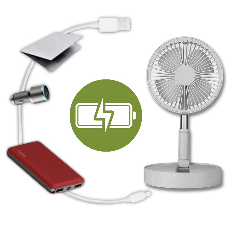 USB charging portable fan
