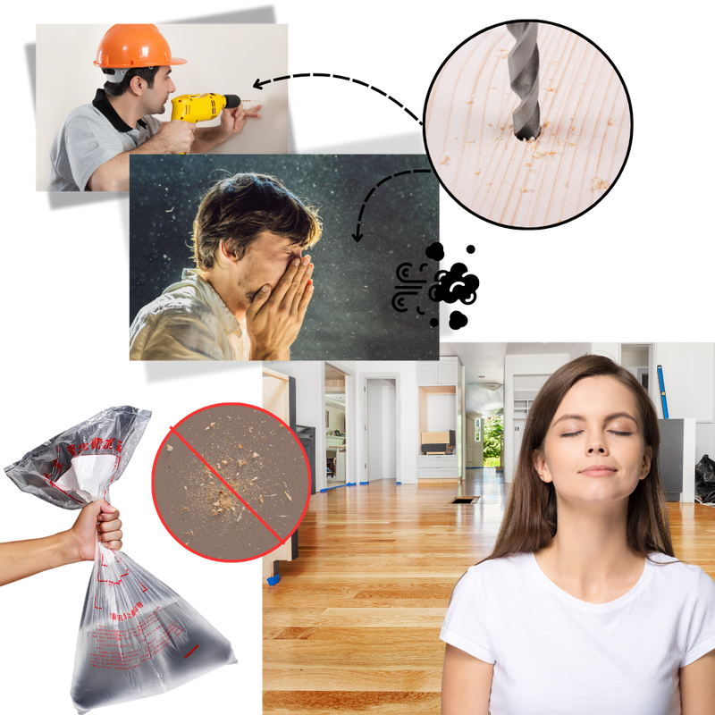 Waterproof Drill Dust Collector Bags